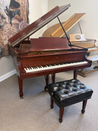 1918 Steinway Model M baby grand piano and artist bench - Grand Pianos